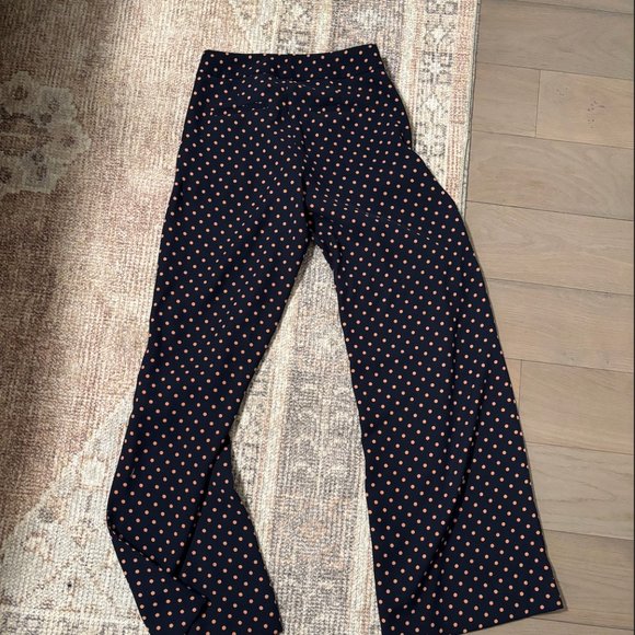 Navy-blue polka dot Banana Republic pants - Picture 4 of 5